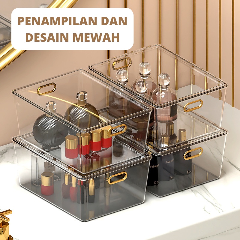 Starlight Kotak Penyimpanan Transparan Storage Organizer Serbaguna Kotak Kontainer Toples Makanan Cemilan Snack Botol Sayur Buah Kulkas HSB607