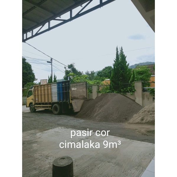 pasir cor cimalaka, pasir pasang cimalaka / pasir garut / batu kali