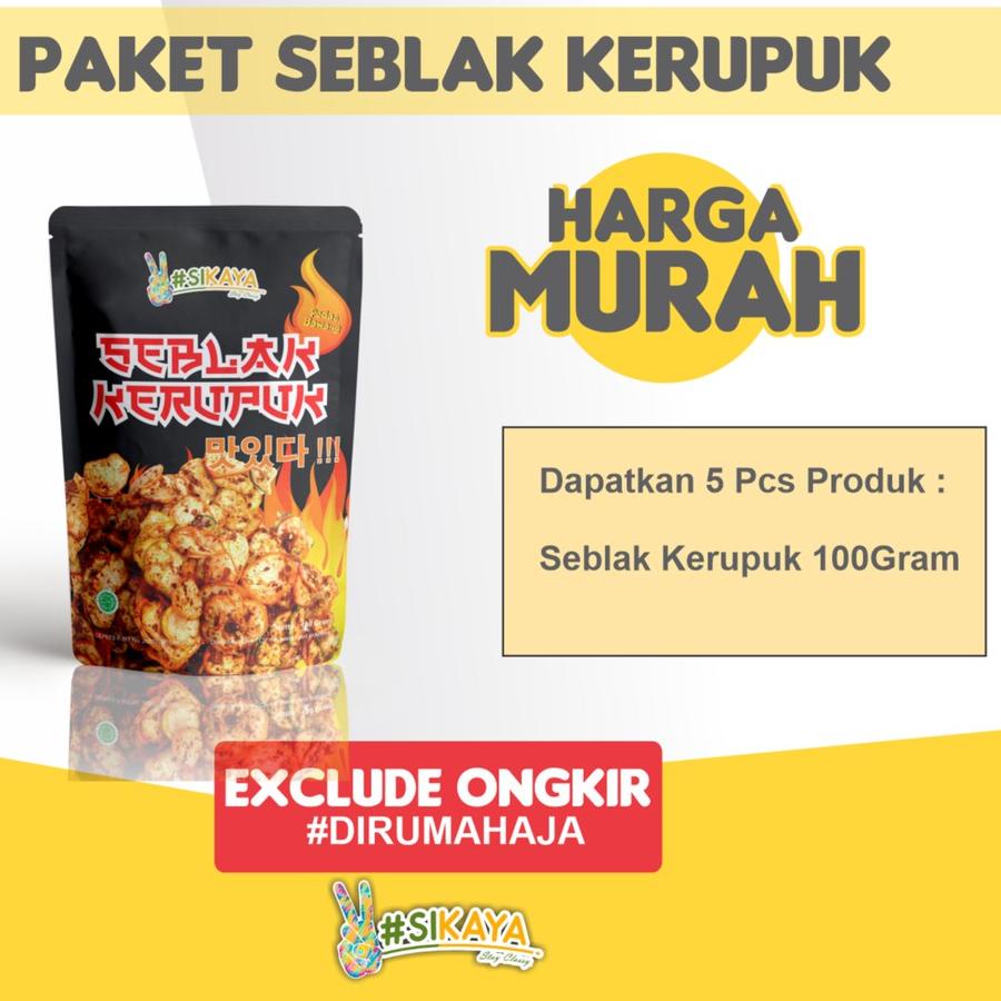 

✿ Paket Seblak Kerupuk Pedas Only-Sikaya ☺