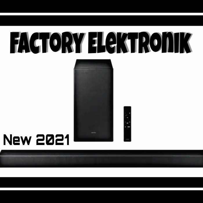 Sound Samsung Soundbar Hw-A450 Hwa450 A450 Promo Termurah Garansi Resmi
