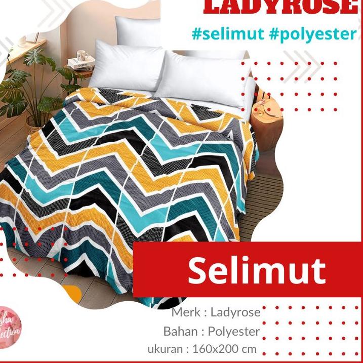 ✰ RC Lady Rose Selimut Bulu Ukuran Jumbo  By Internal Group ➽