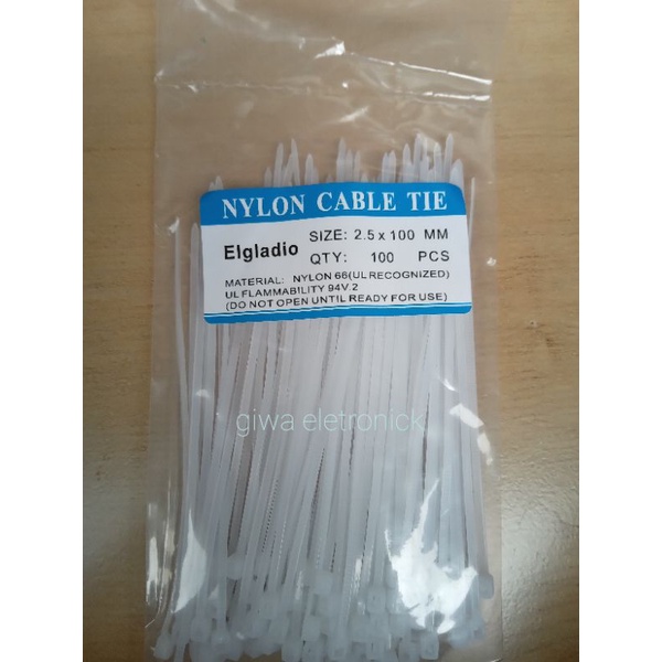 Kabel ties nilon 10cm