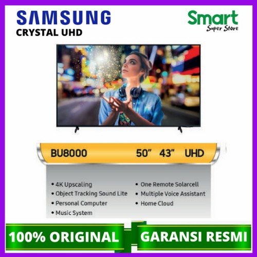 SAMSUNG UA50BU8000 50 Inch Crystal UHD 4K Smart TV