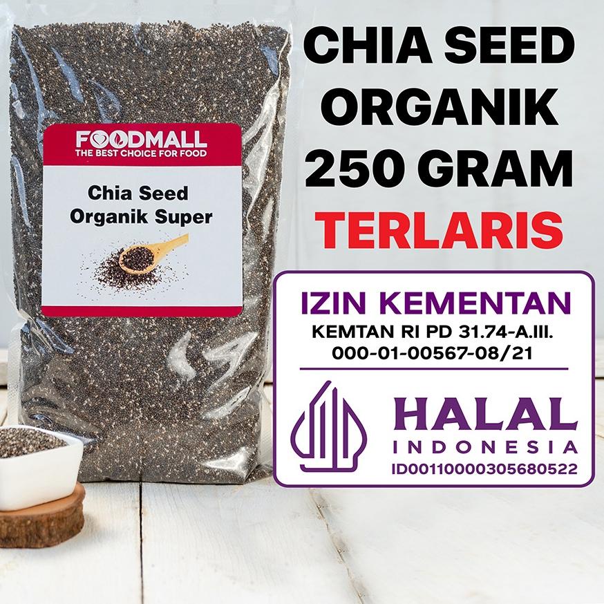 

☀ Organic Chia Seed / Biji Chia 250 Gram Organik ♚