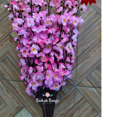 ✯ Bunga Sakura Artificial lusinan/Bunga Sakura Hias/Sakura Dekorasi/Bunga Hiasan Rumah/Bunga Sakura 