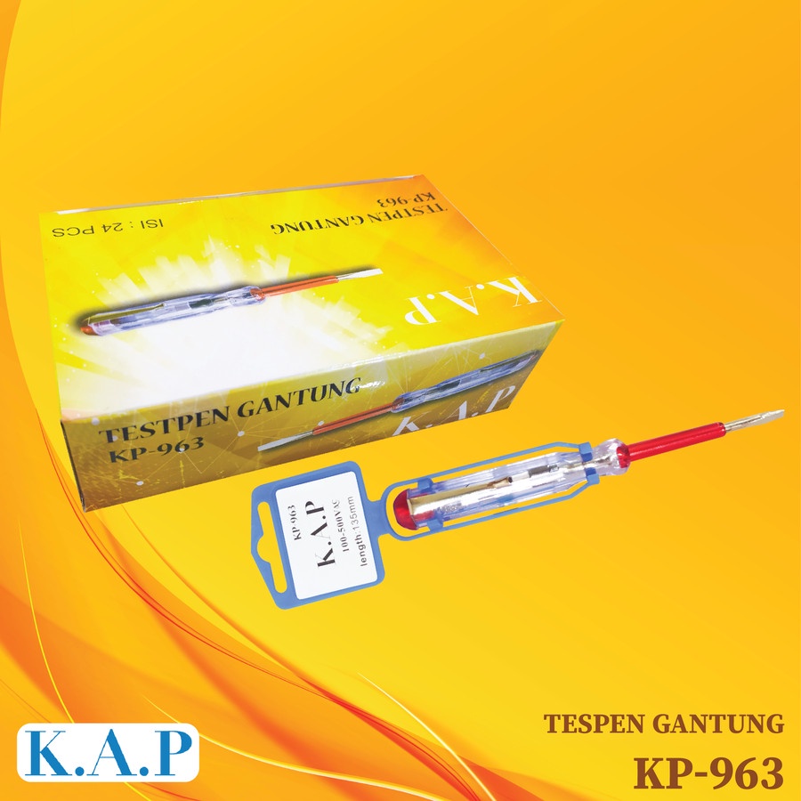 Obeng Min/Screwdriver Tespen/Test Pen KAP-970 Voltage Tester AC