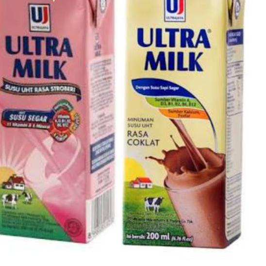 

✪ Ultra Milk Coklat/Strawberry 200ml -24pcs ✱