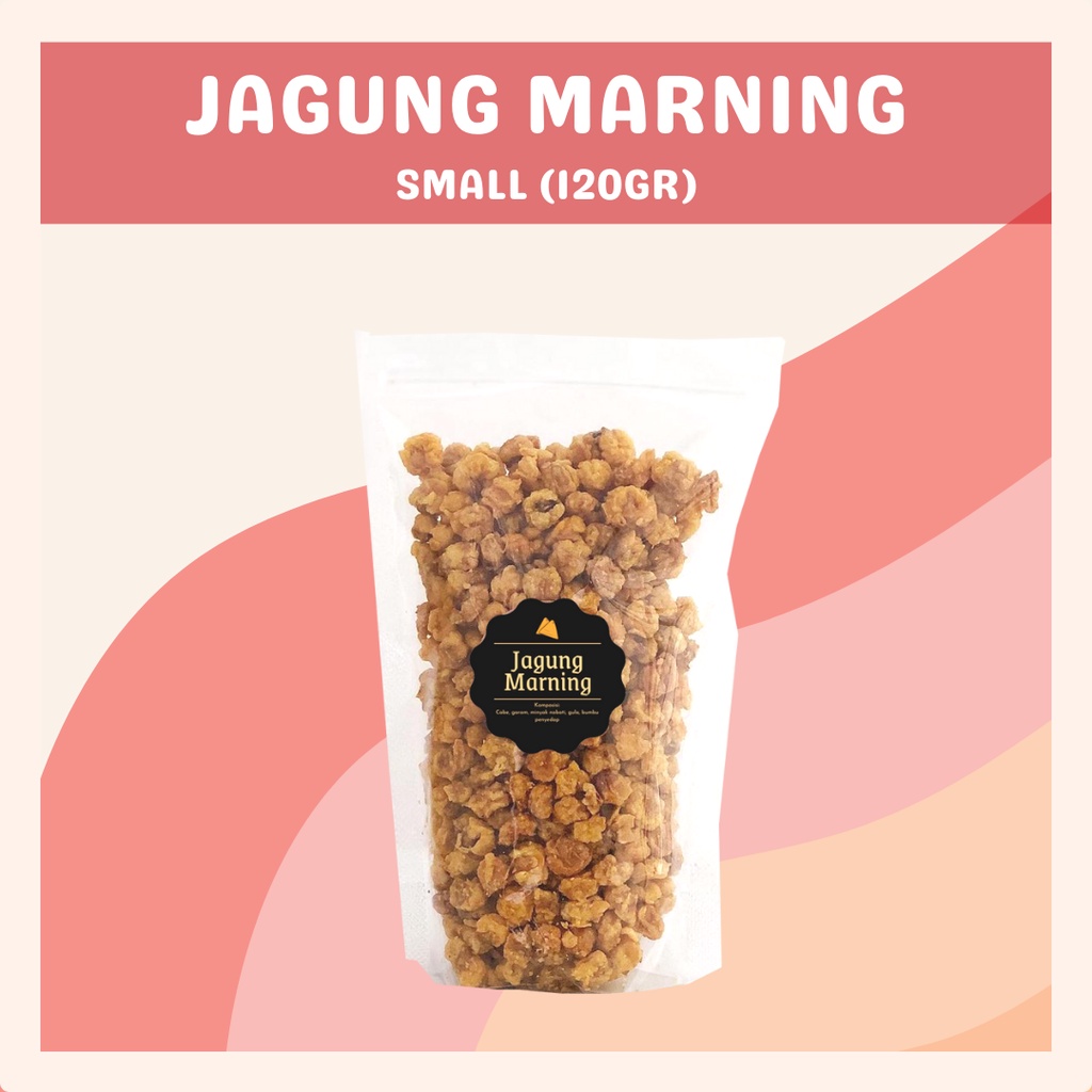 [DELISH SNACKS] Jagung Marning (S) 120gr / Popcorn / Snack Cemilan Camilan Pedas Manis