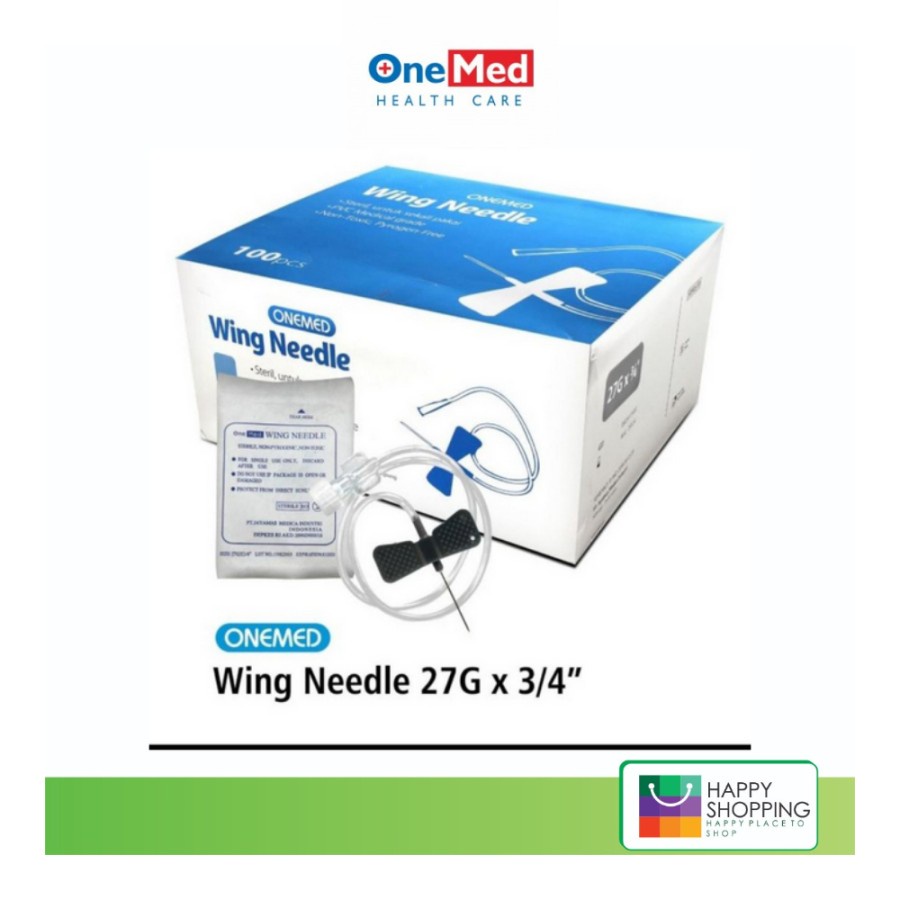 Wing Nedle 23G 25G 27G OneMed 23 25 27 One Med