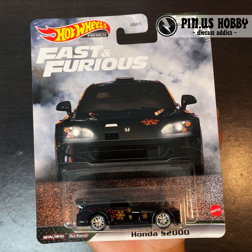 HOTWHEELS PREMIUM HONDA S2000 ,FAST AND FURIOUS FURIOUS FLEET SERIES , ORIGINAL HOT WHEELS by MATTEL