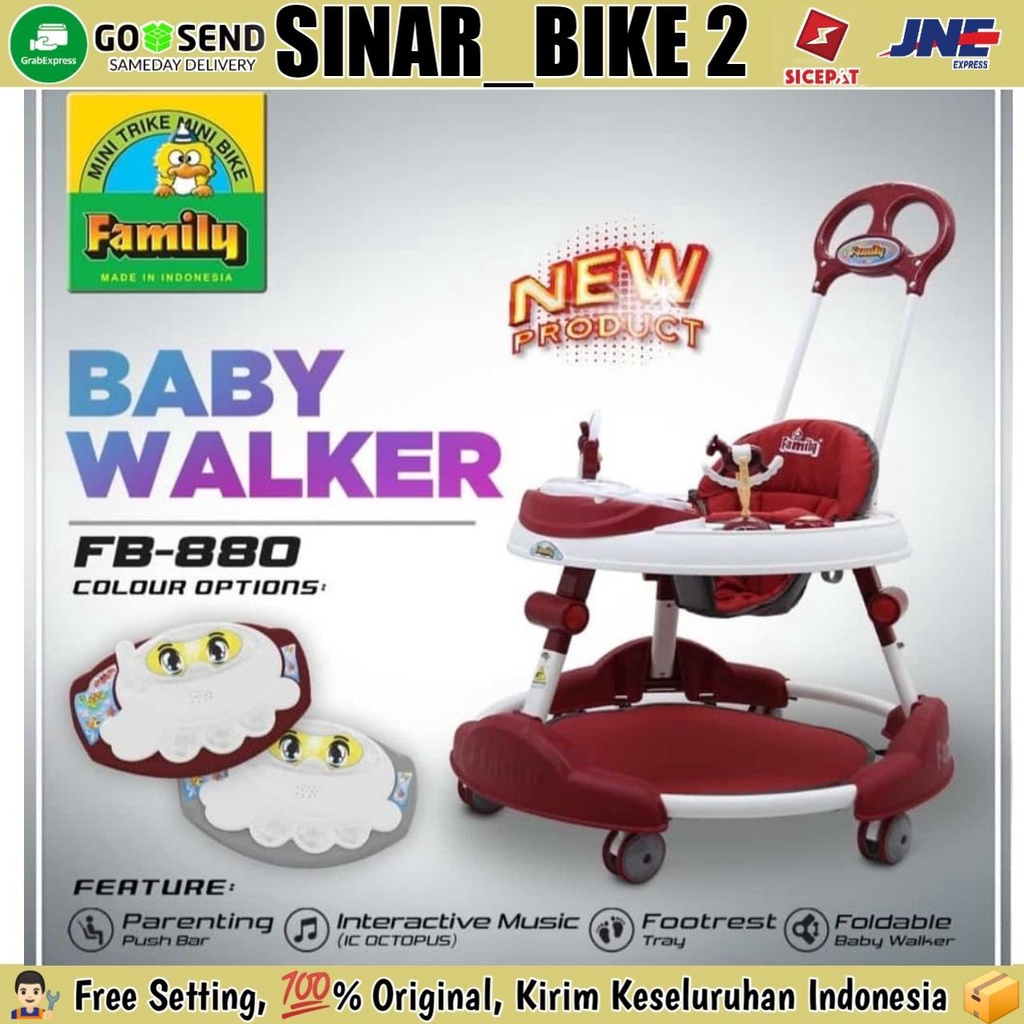 Baby Walker FB -880 &amp; Sb-611-3 Kereta Dorong Bayi