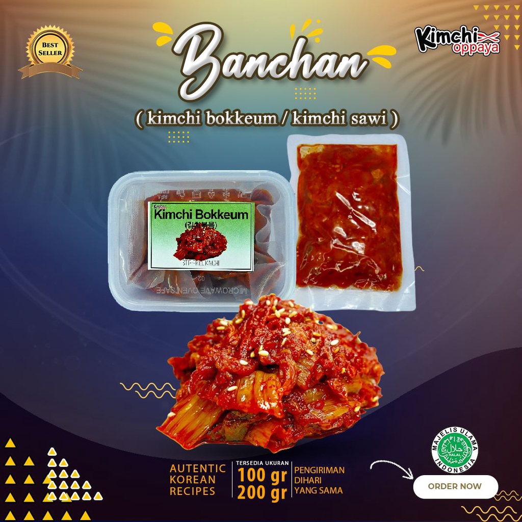 

Kimchi Bokkeum / 김치볶음 / Stir-fried Kimchi / Kimchi Goreng 120 Gram