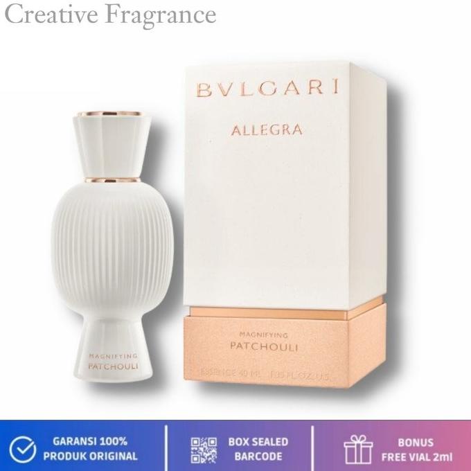 Bvlgari Allegra Magnifying Patchouli Edp 40Ml Original Full Set