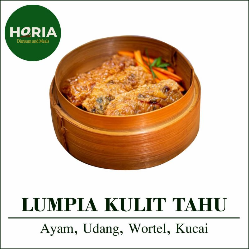 

Dimsum frozen Lumpia kulit tahu isi 6 + saus