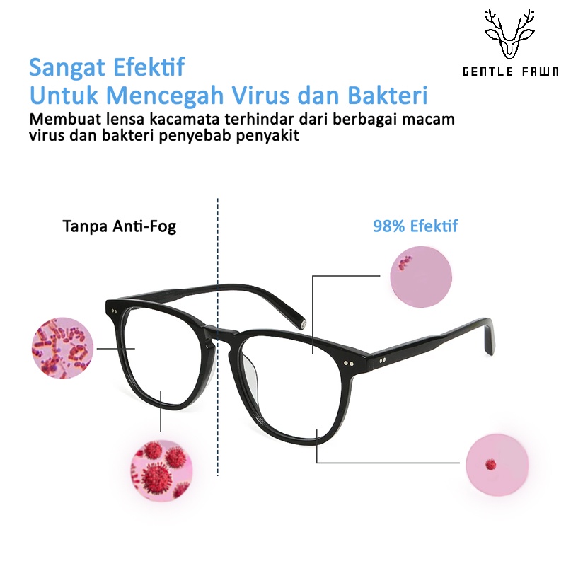 Gentle Fawn Spray Pembersih Lensa Anti Fog Anti Embun Berbagai Aroma Lens Cleaner Anti Kabut Serbaguna 30ml Kacamata/Cermin/Kamera/Komputer/Notebook/Helm dll.-4