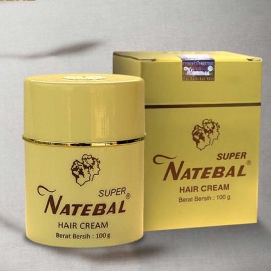 ✻ Natebal Hair Cream (Penghitam Rambut Uban Alami & Permanen, Menyuburkan Rambut) 100gr ✭