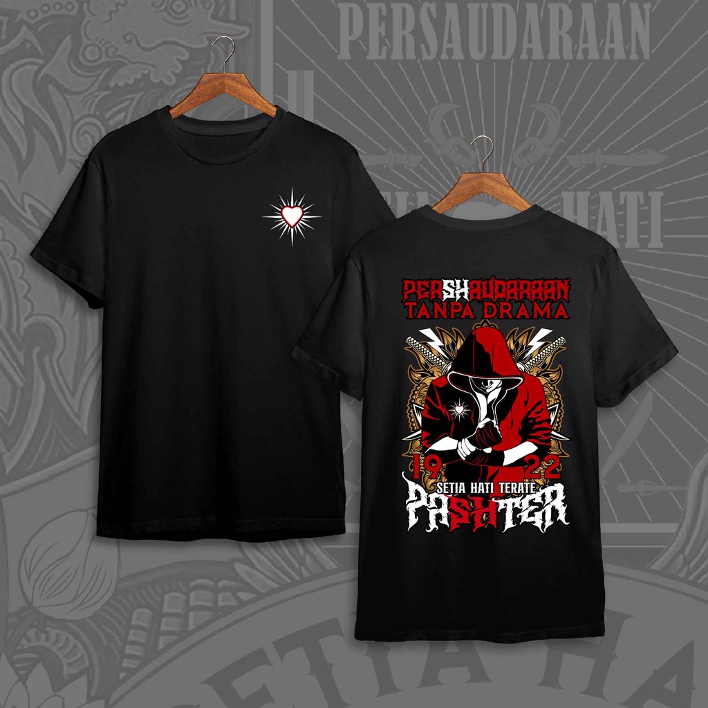 [COD] Baju Kaos PSHT Terate Sablon Premium / Persaudaraan Setia Hati Pashter Punkshter Raja Tega