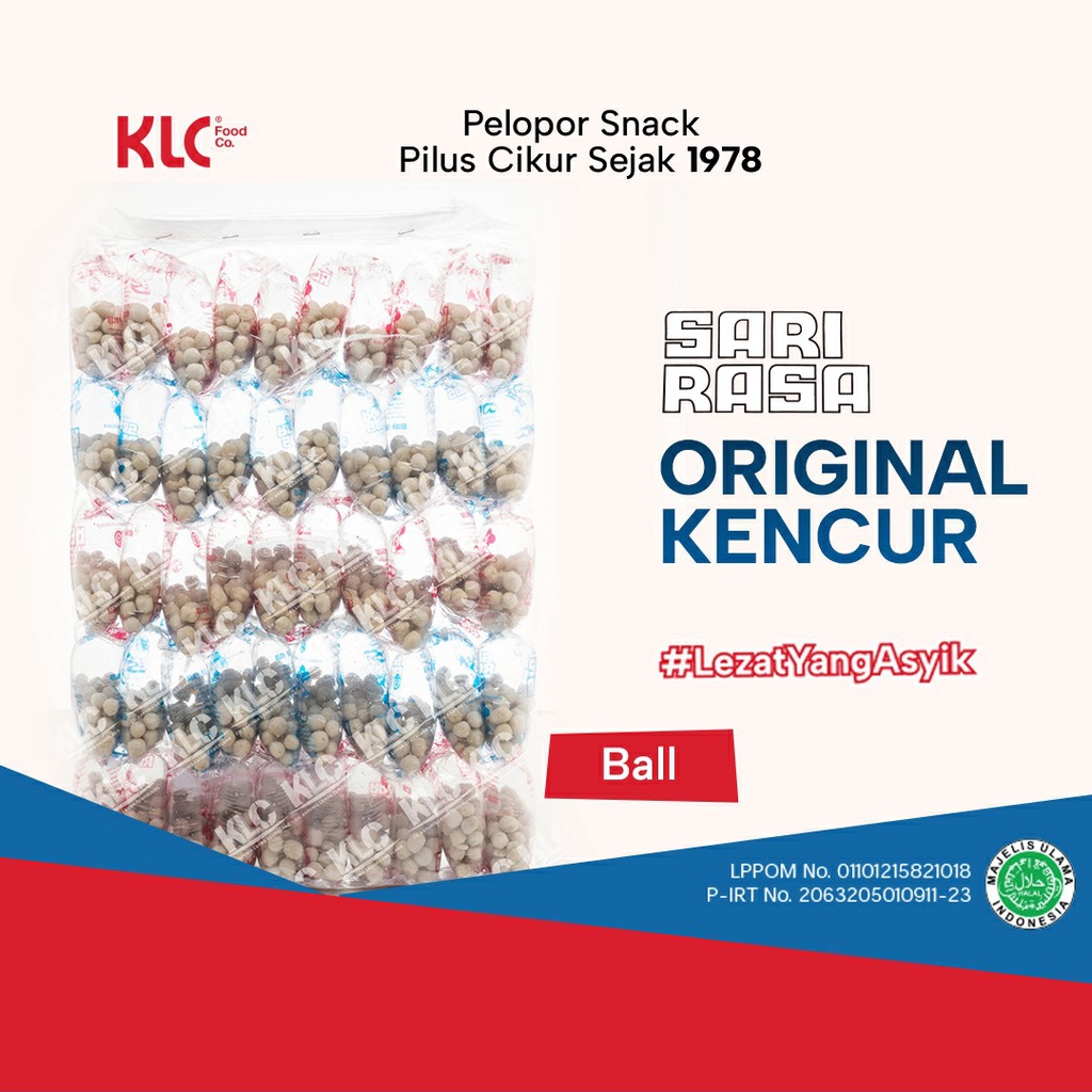 

Pilus / Sukro Cikur Ball Isi 50pcs Sari Rasa / KLC Snack / Makanan Ringan Murah