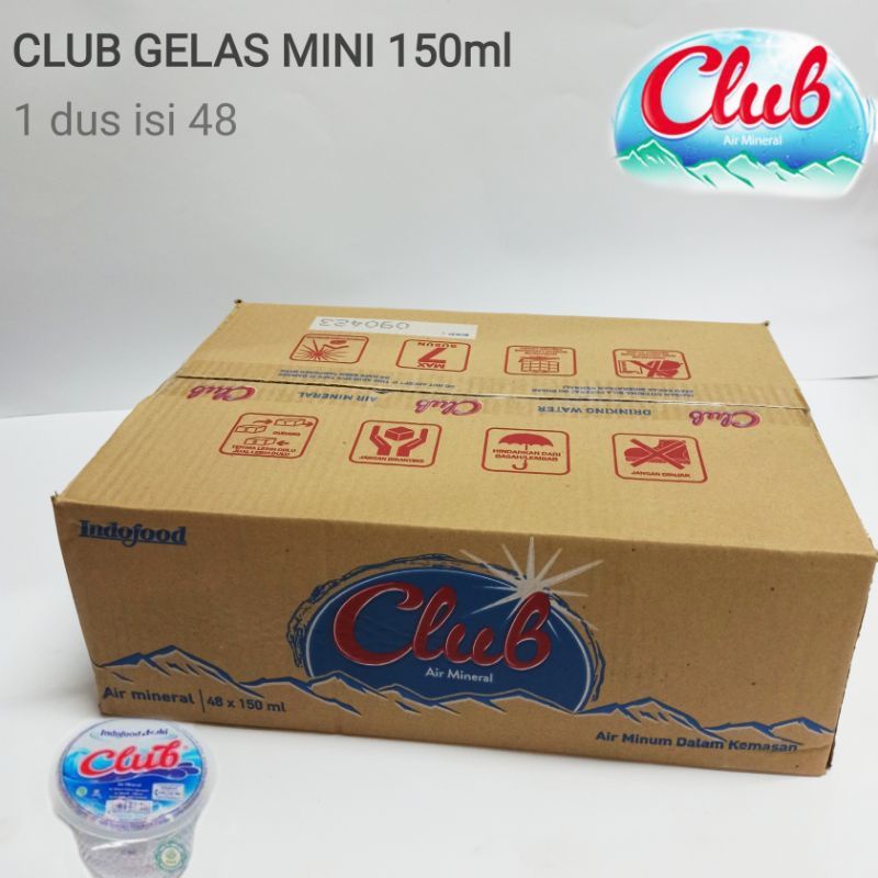 club gelas mini 150ml