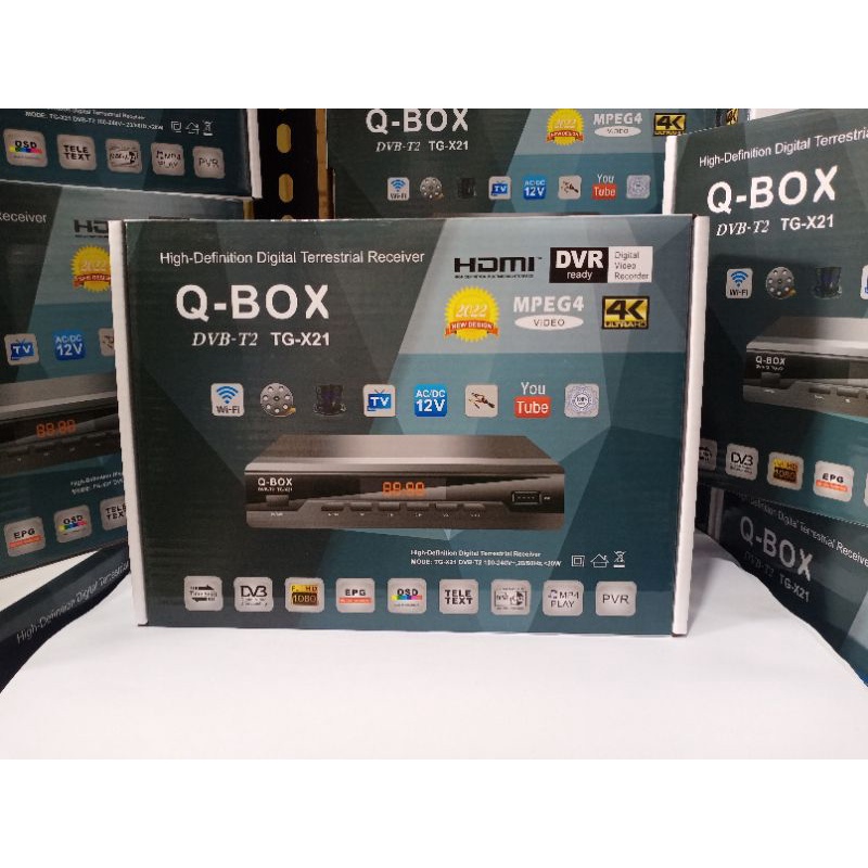 STB MATRIX / ADVANCE / EVERCOSS /ALDO / INTI / VISIO Set Top Box TV Digital Receiver Penerima Siaran Full HD/ STB Wifi Bisa Youtube