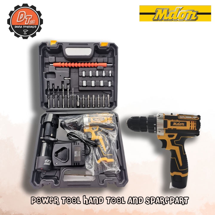 mesin bor cas baterai mdon-12s mdon / mesin bor cas baterai / mesin bor cas baterai koper / mesin bo