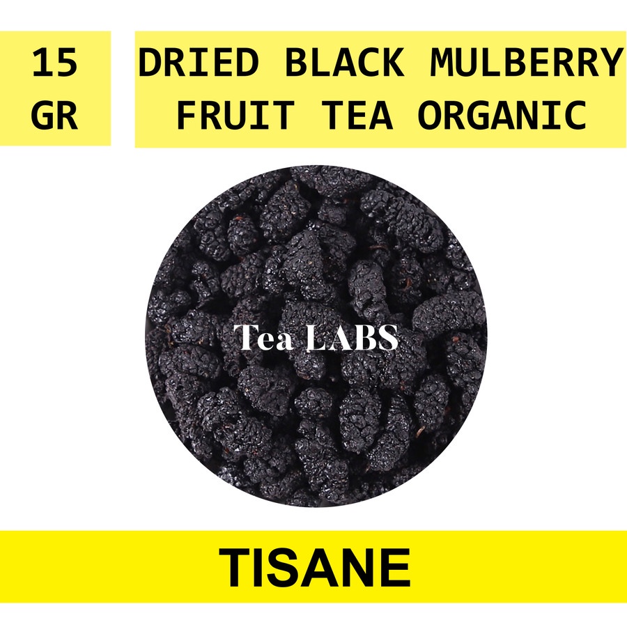 

Dried Black Mulberry Fruit Tea / Buah Murbei Kering / Standing Pouch