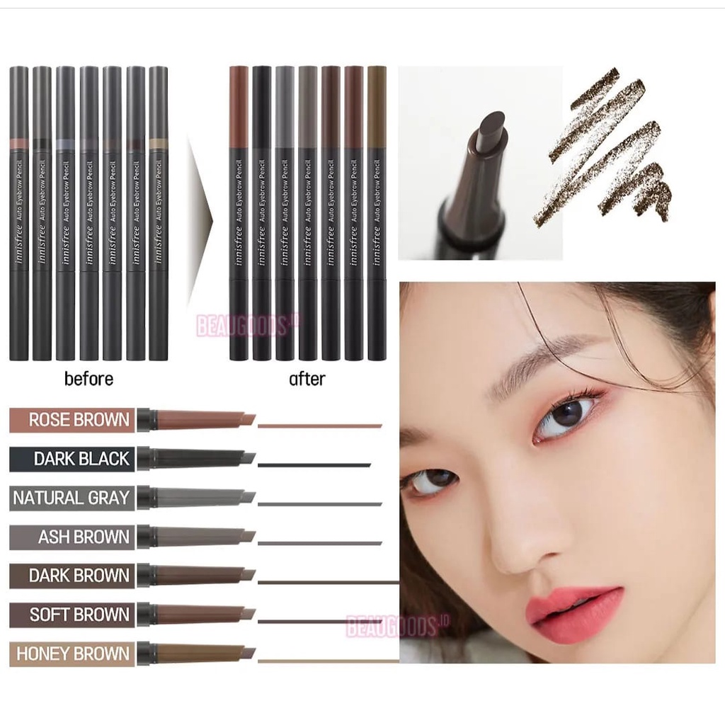 [READY TERMURAH] Pensil Alis Innisfree / Eyebrow Pencil Innisfree Tersegel !!