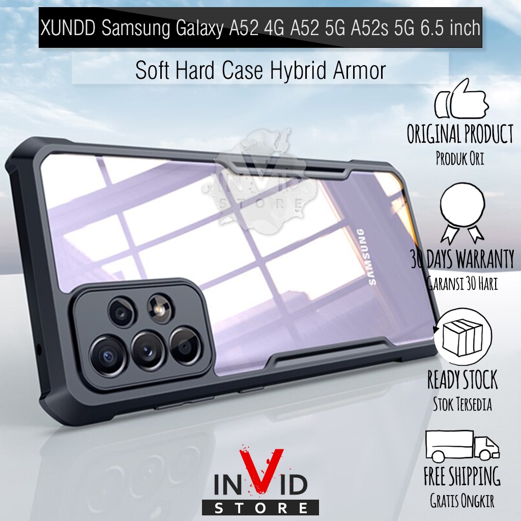 XUNDD Samsung Galaxy A52 4G A52 5G A52s 5G 6.5 inch Soft Hard Case