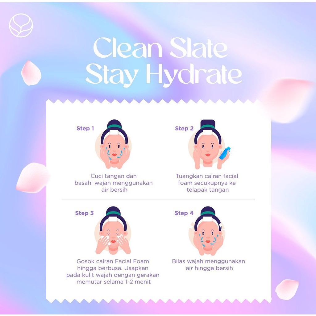 mineral botanica acne perfect purifying foam +cica extract +niacinamide 100gr TUBE (pink)