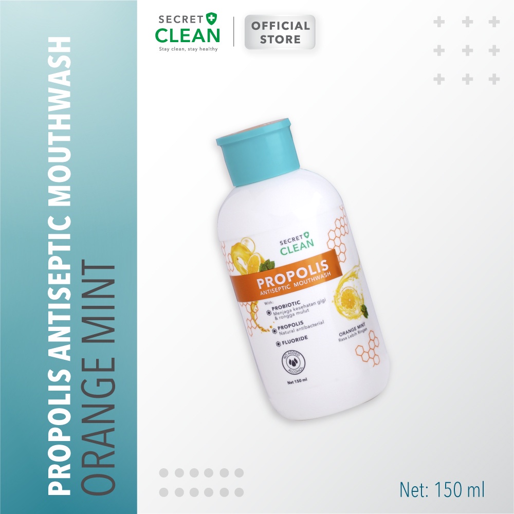 Secret Clean Propolis Antiseptic Mouthwash 150ml