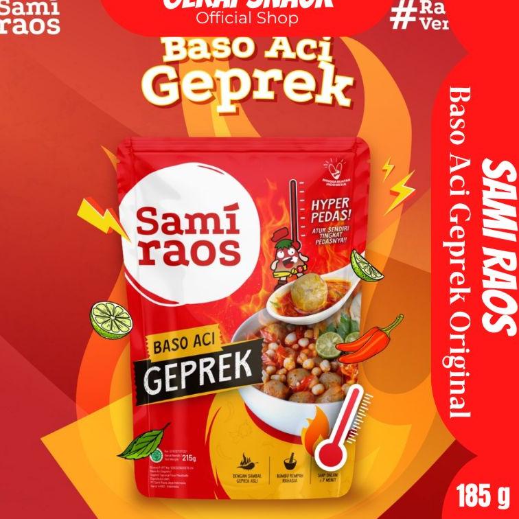 

SuperSale Baso Aci Geprek Sami Raos Pedasnya Juara Khas Garut Best Seller (240gr)
