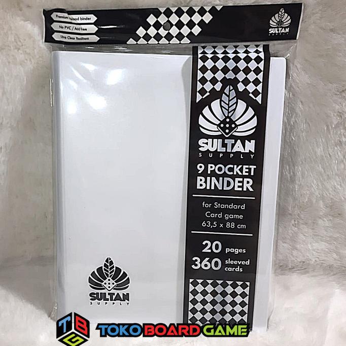 

Terbaru !!! Sultan Supply Card Album 9 Pocket Binder - White
