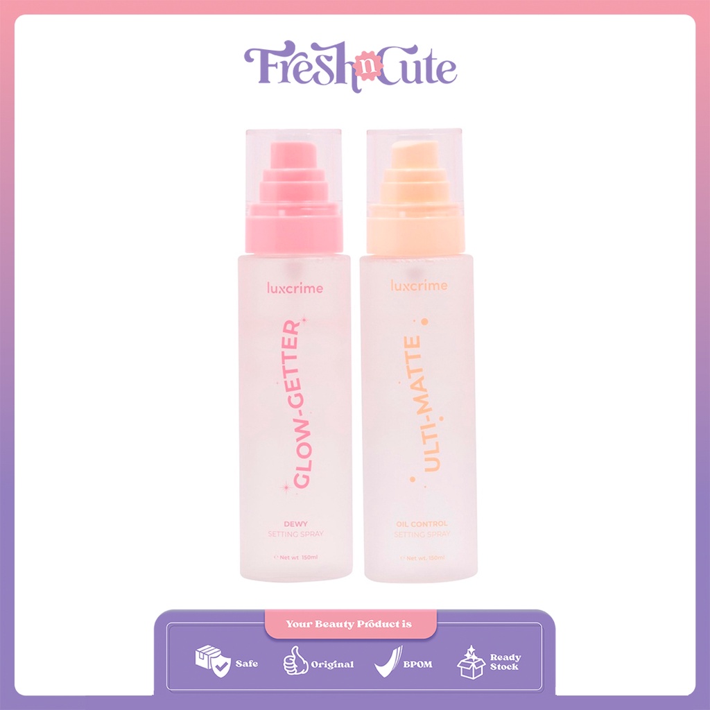LUXCRIME - Glow-Getter Dewy || Ultimate Oily Control Setting Spray