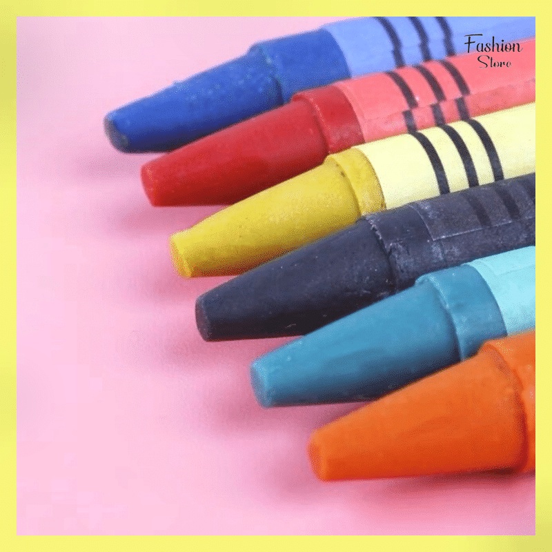 FS- CRAYONS SET 24 COLOR / ART SET / PENSIL KRAYON ANAK SEKOLAH 24 WARNA