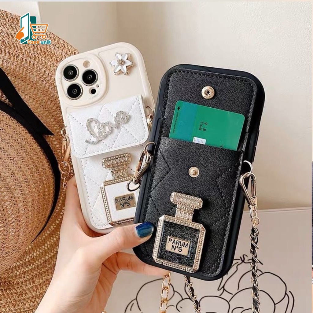 GC06 SOFTCASE TAS TALI RANTAI FOR OPPO A33W NEO 7 A36 A37 NEO 9 A83 F5 F7 F1S A59 F11 PRO RENO 4 4F 5F 5 6 PRO 7 7Z 8T A96 5G 8 4G 8 5G A53 A58 A78 CS5380