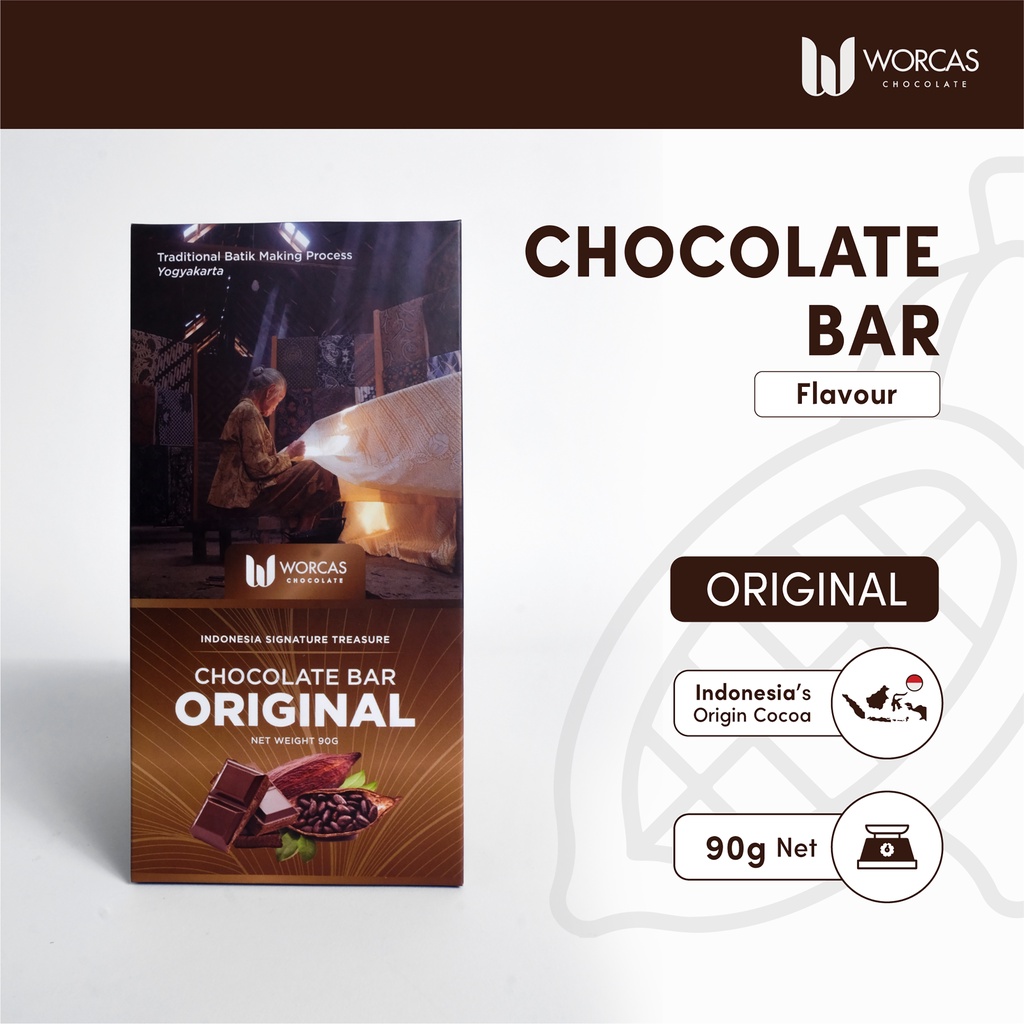 

Worcas Chocolate Bar Flavoured Dark Chocolate Original