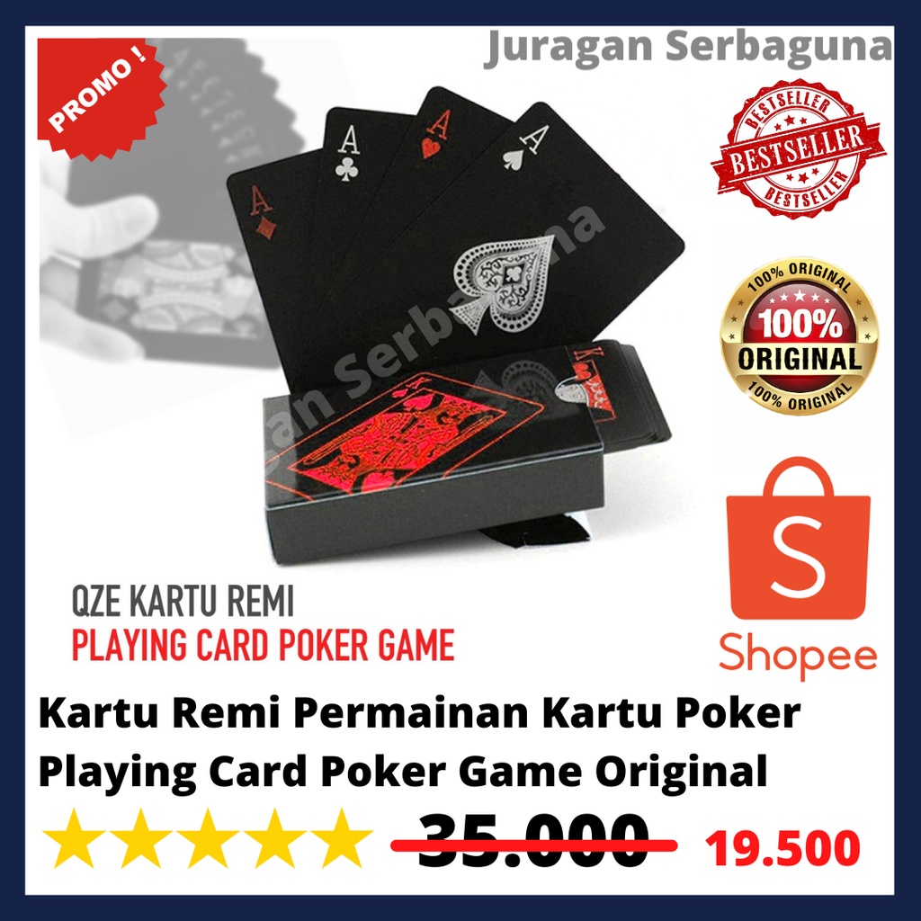 Kartu Remi Permainan Kartu Poker Playing Card Poker Game Original