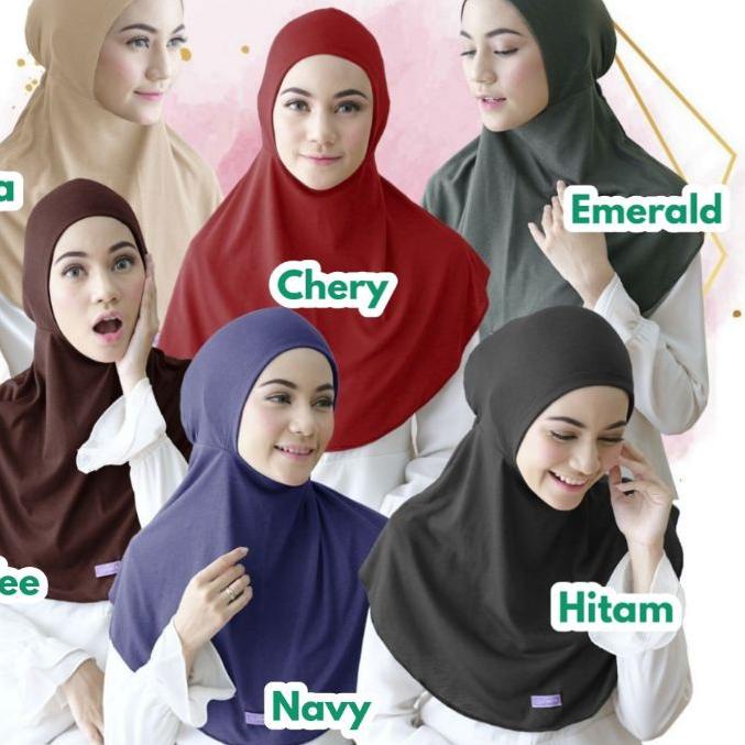 ➹ Momiasi - Inner Hijab Antem Ciput Daleman Hijab Inner Ninja Hitam ➮
