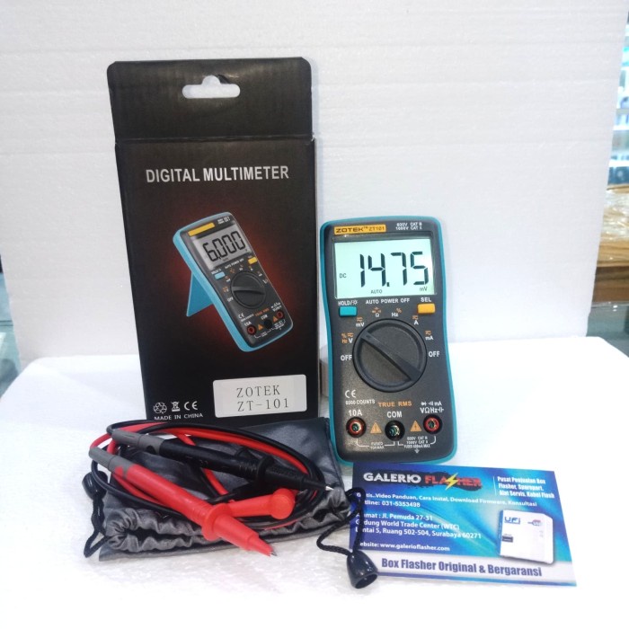 Multitester Multimeter Avometer ZOTEK ZT101