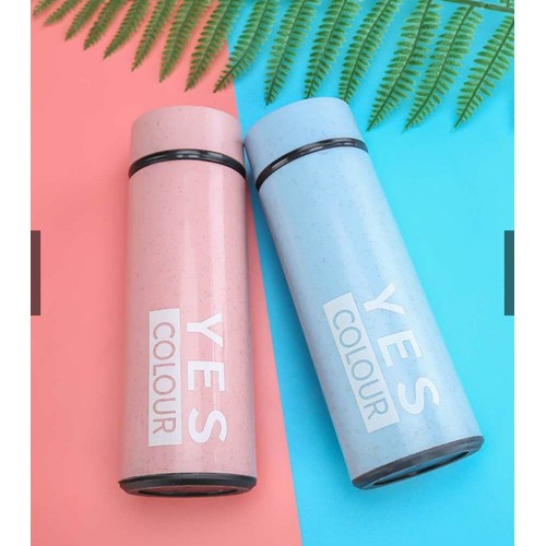 Botol Minum Kaca You Yes Colour 450ml Water Bottle Glass Motif Karakter Animal