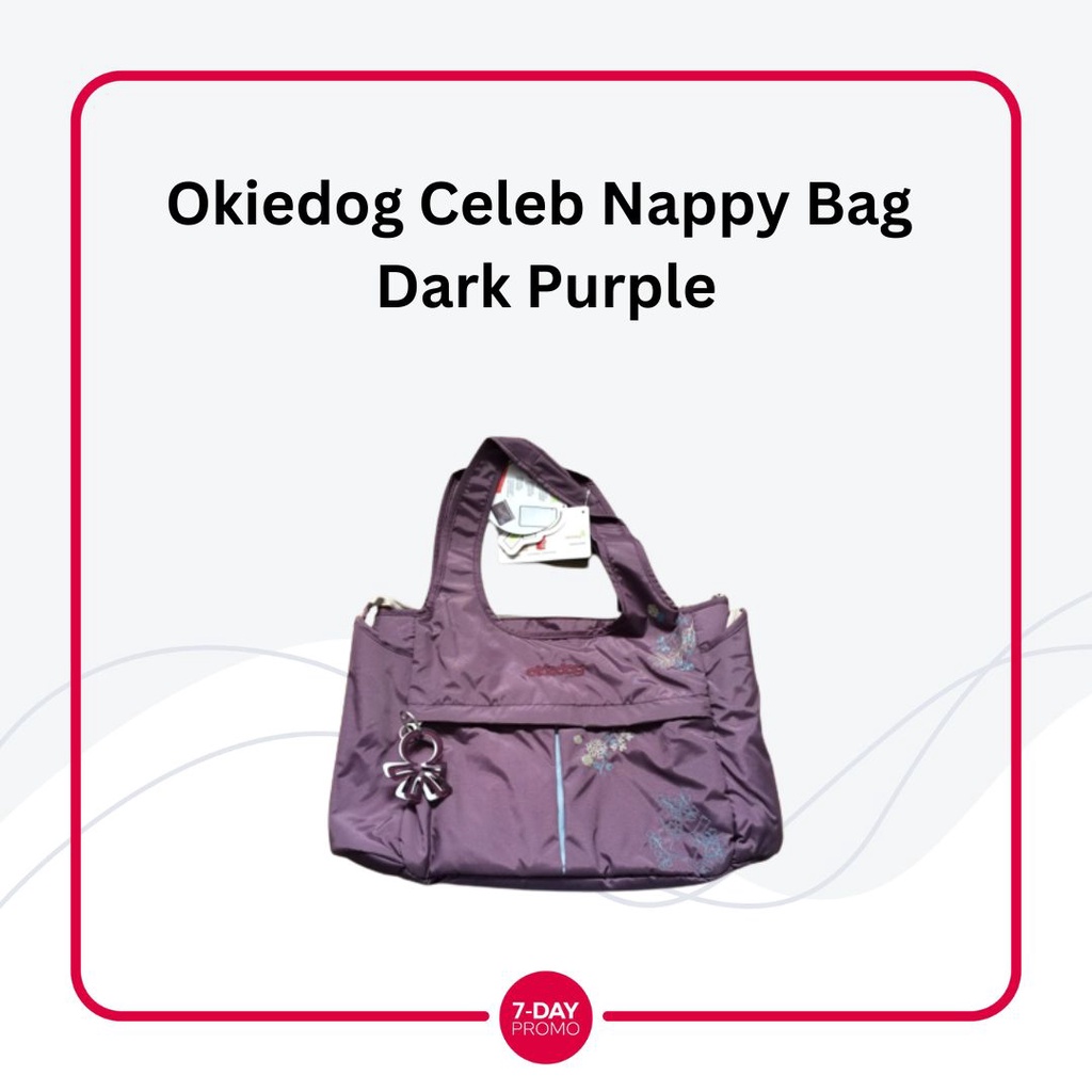 Okiedog Celeb Nappy Bag - with accessories tas bayi
