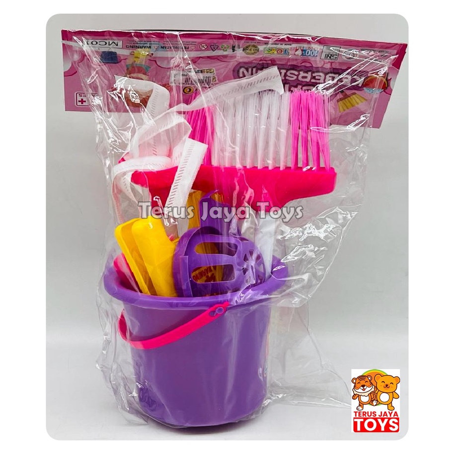 GROSIR MAINAN ANAK PEREMPUAN CLEANING SET MAINAN BERSIH BERSIH/ MAINAN SAPU SEKOP