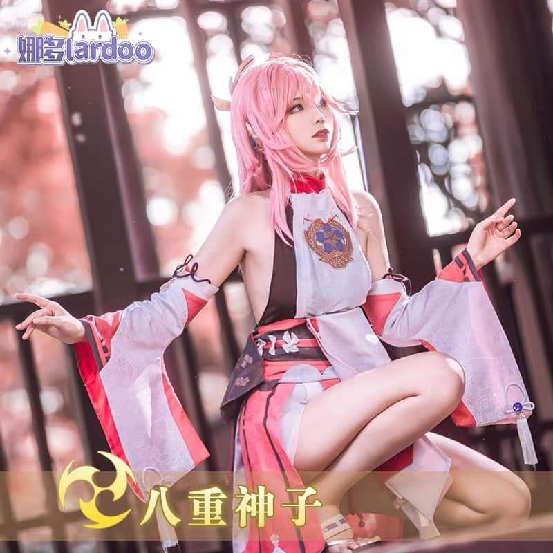 ✨ READY ✨ Lardoo - Yae Miko Genshin Impact Costume Cosplay