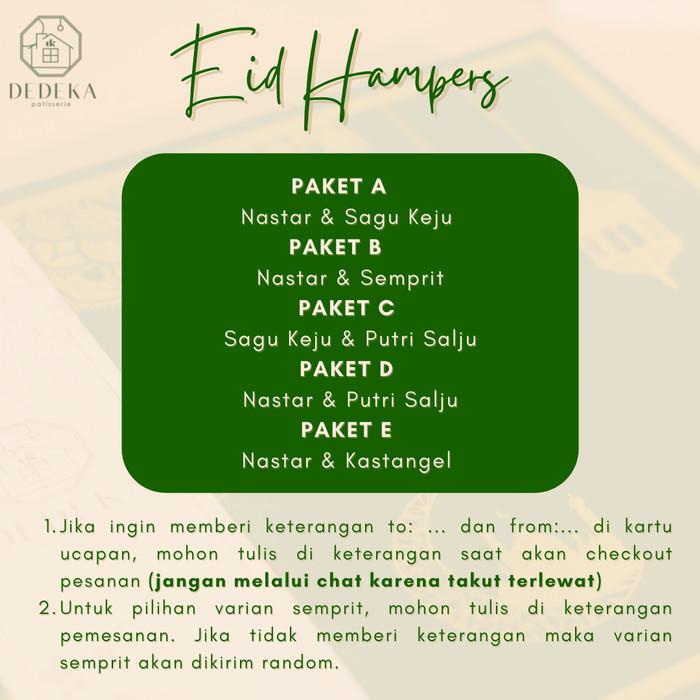 

Hampers Imlek/Natal/Lebaran (Toples 500gr) Kualitas Terbaik