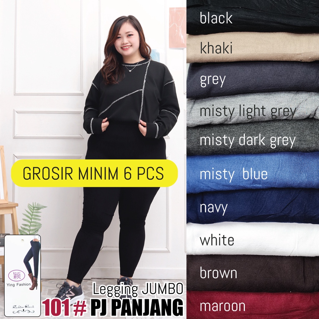 [ GROSIR ] Legging Polos Jumbo 101 / Legging Import Jumbo / Legging Wanita Jumbo / Legging Premium Import wanita / Legging Panjang wanita / ying fashion