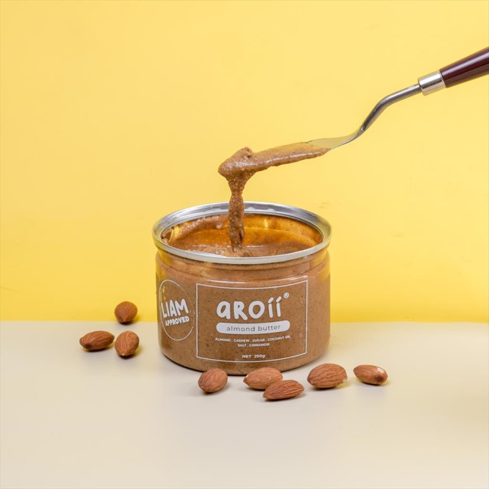 

Aroii Almond Butter Spread/ Selai Almond Vegan Gluten Free Mpasi