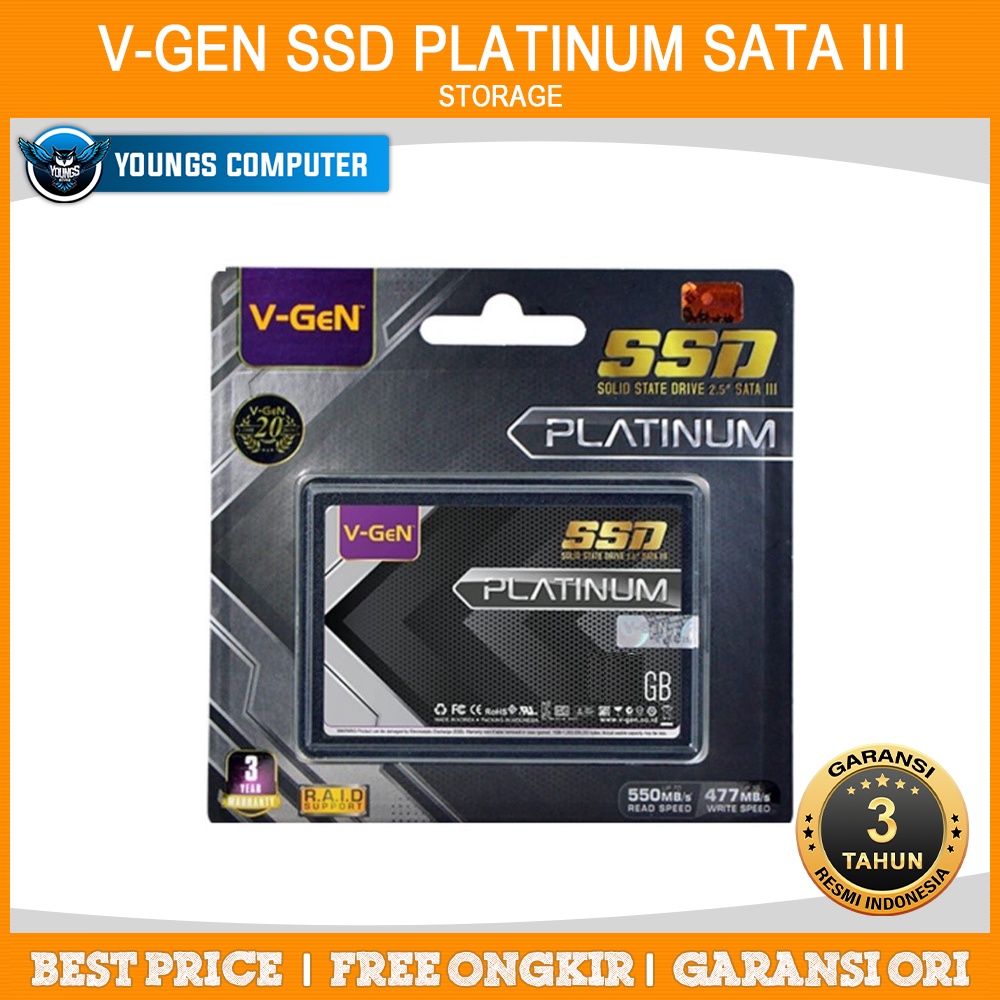 SSD V-GEN PLATINUM 2TB SATA III 2.5&quot; VGEN GARANSI 3 TAHUN