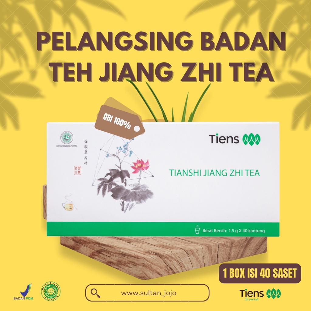 TEH PELANGSING BADAN HERBAL TIENS TEH JIANG ZHI TEA TIENS ORIGINAL