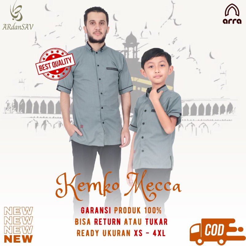 koko couple ayah dan anak terbaru 2024 laki laki lengan pendek warna sage green ukuran jumbo xxl xxx