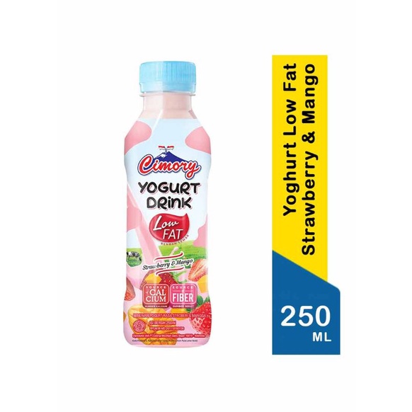 

Cimory Yoghurt Drink Low Fat Strawberry & Mango 250Ml